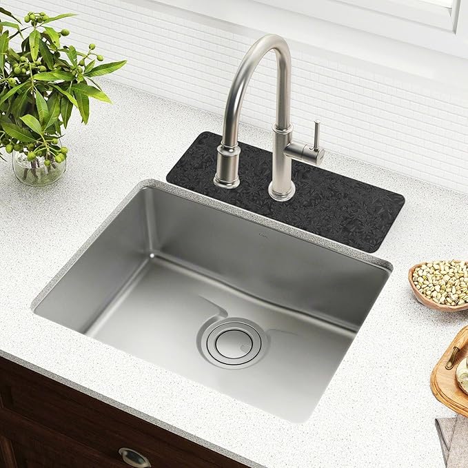 Kitchen Sink Splash Guard 1 PC 30 Inch Sink Faucet Mat Splash Guard