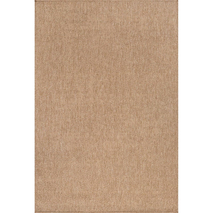 Washable Easy Jute Rug 5x7, Indoor Outdoor Rugs Natural Color Farmhouse Area Rugs for Living Room, Kitchen, High Traffic Area, Easy to Clean Solid Boho Woven Design Outside Carpet (5 X 7 Natural)