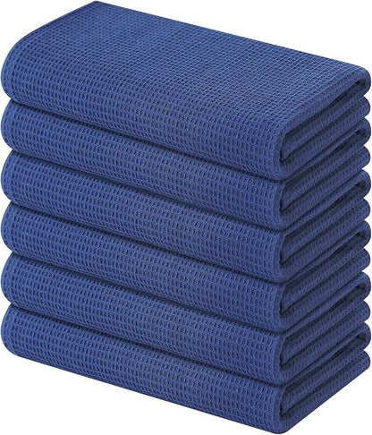 Homaxy 100% Cotton Waffle Weave Kitchen Towels
