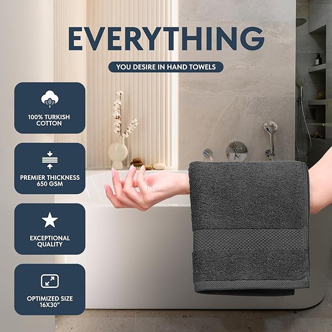 White Classic Luxury Multicolor Hand Towels