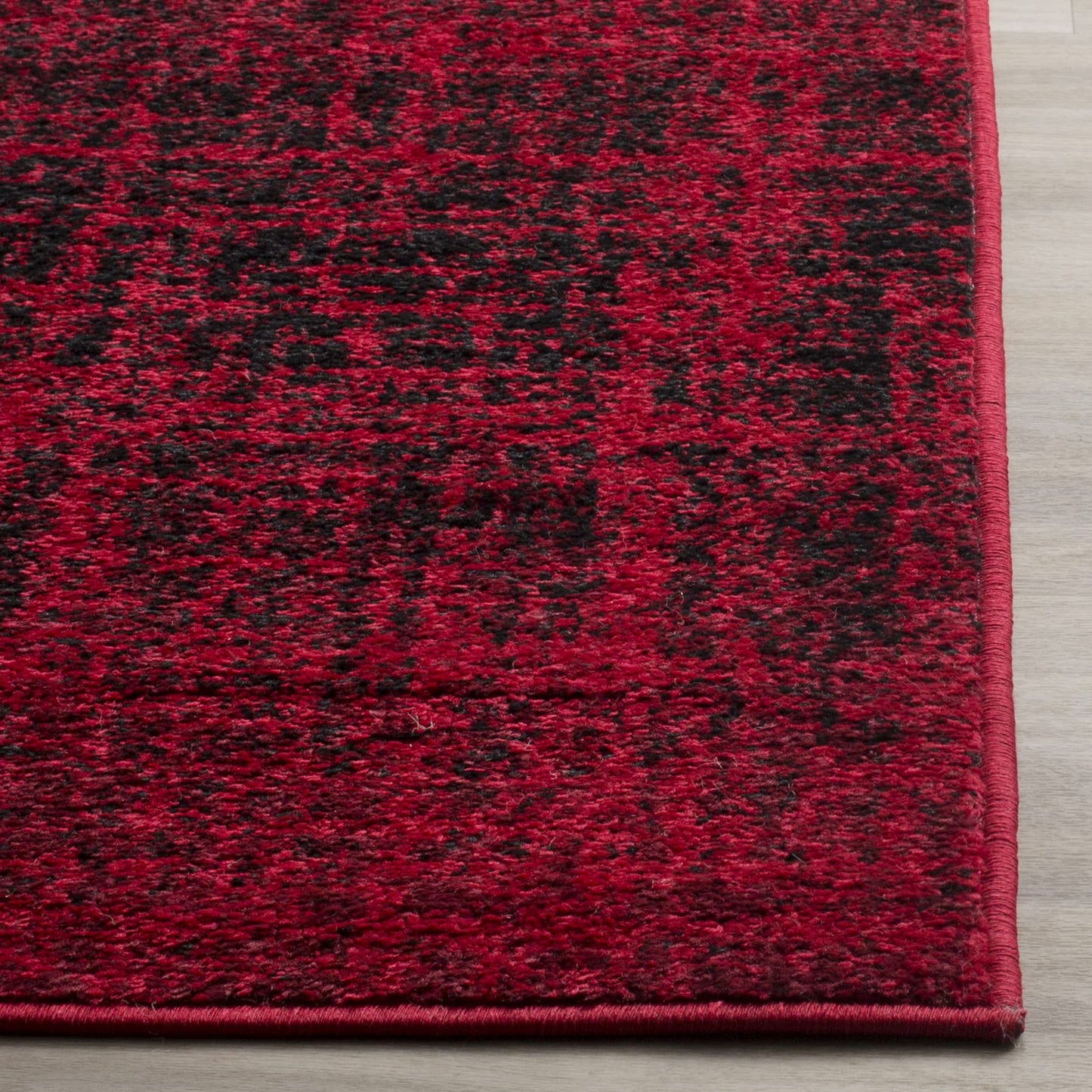 SAFAVIEH Adirondack Collection Accent Rug - 3' x 5', Red & Black, Modern Abstract Design, Non-Shedding & Easy Care, Ideal for High Traffic Areas in Entryway, Living Room, Bedroom (ADR116F)