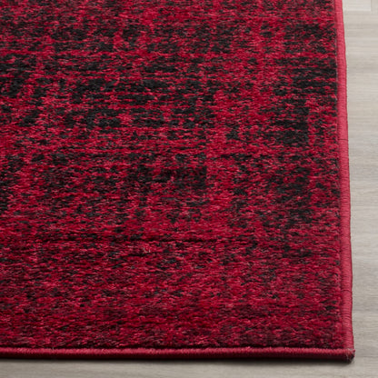 SAFAVIEH Adirondack Collection Accent Rug - 3' x 5', Red & Black, Modern Abstract Design, Non-Shedding & Easy Care, Ideal for High Traffic Areas in Entryway, Living Room, Bedroom (ADR116F)