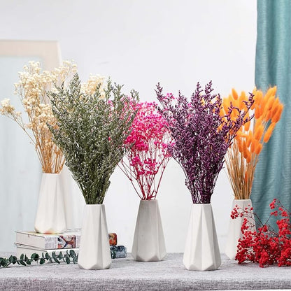 Dried Babys Breath Flowers Bouquet-17 Inch 2500+ Black Dried Flowers, Natural Dry Flowers for Wedding Flowers, Table Vase Decor, DIY Wreath Floral, Home Office Party Garden Decoration