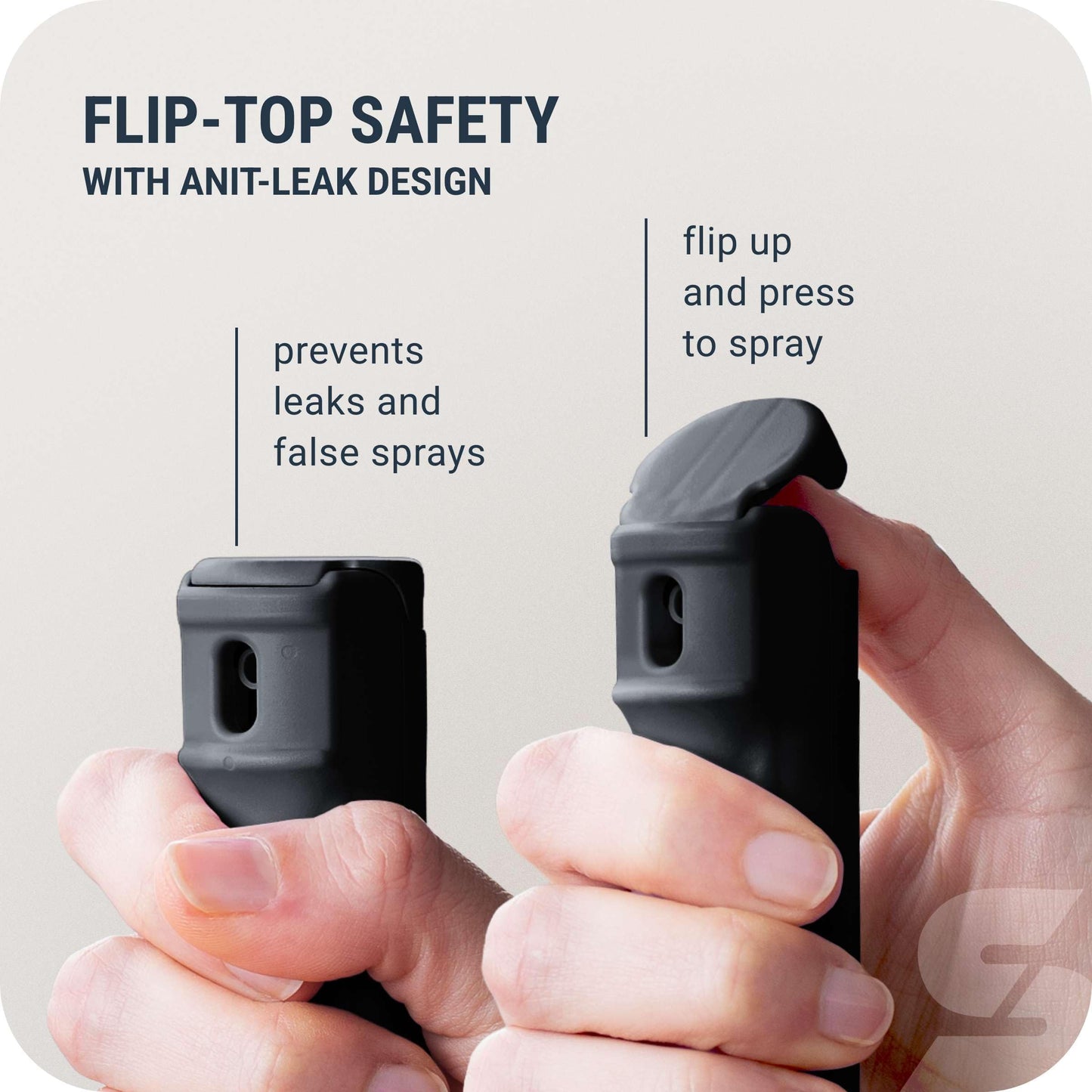 SABRE Pepper Gel Spray with Fast Flip Top Safety & Snap‑Clip Keychain for Self Defense - Max Strength with UV Dye, Finger Grip, Reduces Wind Blowback,10-Sec Spray,14ft Range, Made in USA, 0.54 fl oz