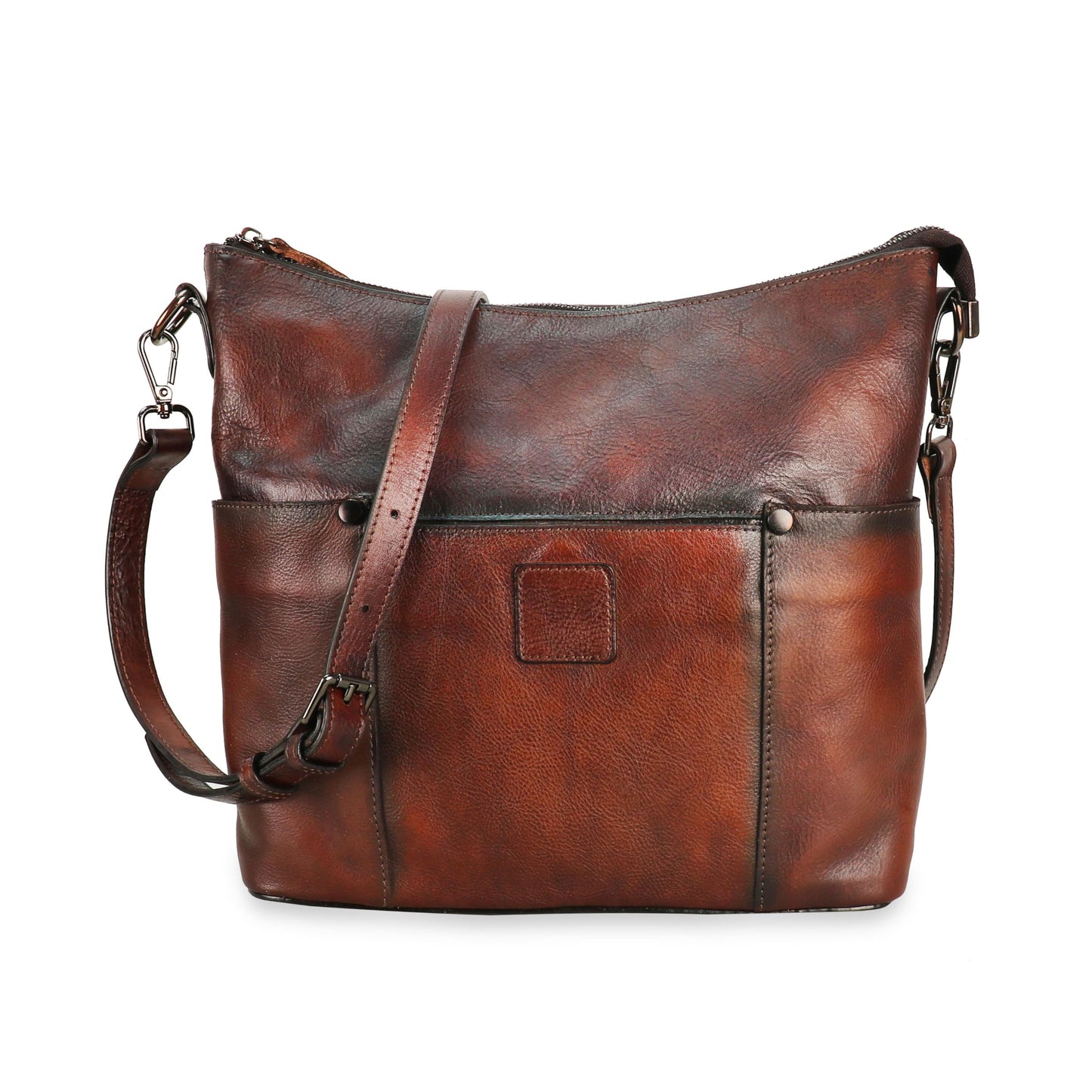LETEULO Hobo Bag for Women Crossbody Bag Purse and Handbag Leather Shouler Bags Large Capacity (Coffee)