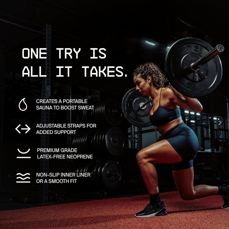Sweet Sweat Waist Trimmer - Premium Fitness Belt for Enhanced Sweat | 5 Adjustable Sizes for Men & Women
