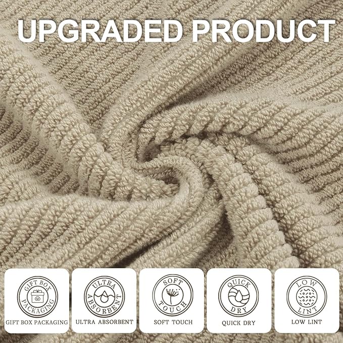 VOOVA & MOVAS Tan Bath Towels