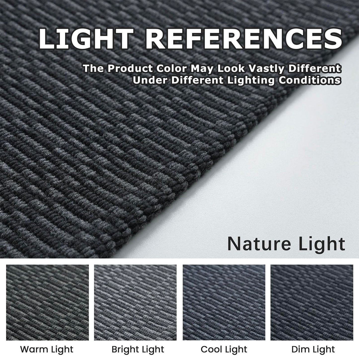 KOZYFLY Washable Entryway Rug 3x5 Ft Area Rugs Cotton Rubber Backed Throw Rugs Indoor Door Mat Kitchen Rugs Braided Floor Carpet for Front Entrance Bathroom Kitchen Living Room, Black/Grey