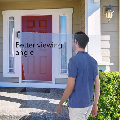 Wasserstein Horizontal Adjustable Mount ONLY Compatible with the Google Nest Doorbell (Wired, 2nd Gen) -(Not for Battery Version)