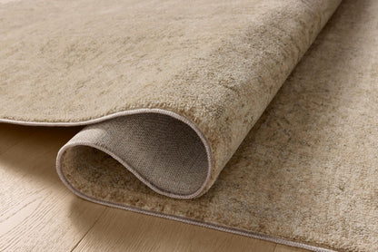 Loloi Magnolia Home by Joanna Gaines Junie Collection JUE-02 Oatmeal/Smoke 11'-6" x 15'-7", .38" Pile Height, Area Rug
