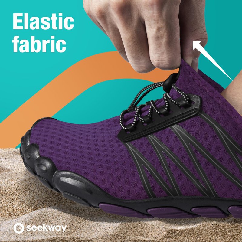 SEEKWAY Water Shoes Men Women Adult Quick-Dry Aqua Sock Barefoot for Beach Swim River Pool Lake Hiking Kayaking Surfing