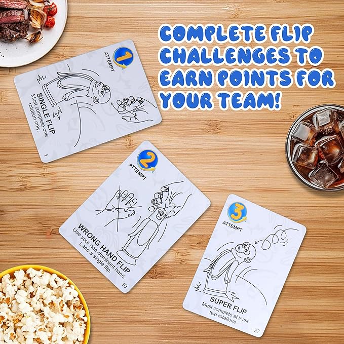 Board Games Banana Monkey VS SharkMan: Flip-Standing Throwing Game Collective Fun for Gathering | Party | Family Game Night Games for Adults and Kids
