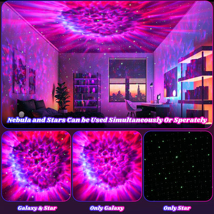 Star Projector, Galaxy Projector for Bedroom, Night Light for Kids, LED Nebula Lighting with Timer and Remote,Gift for Adults, Teens (Proyector de Galaxias para Habitación)