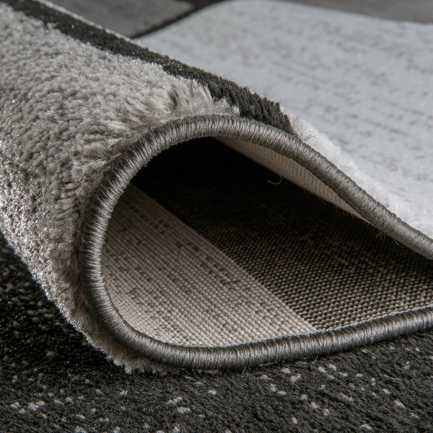 Rugshop Contemporary Modern Boxes for Home Office,Living Room,Bedroom,Kitchen Non Shedding Oval Area Rug 5' x 7' Gray