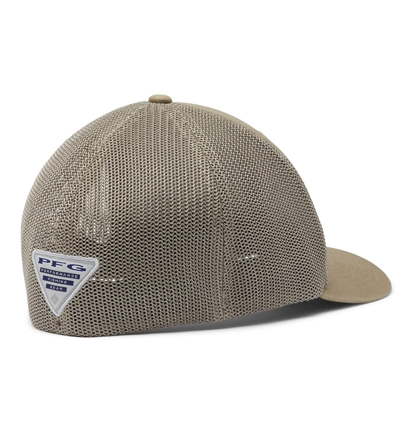 Columbia Unisex PFG Fish Flag Mesh Ball Cap-High Crown, Tusk, XX-Large