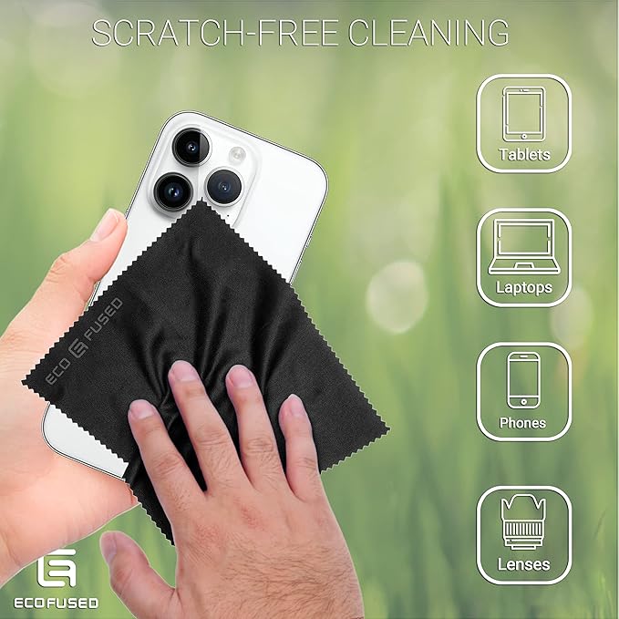 Eco-Fused Microfiber Cleaning Cloths