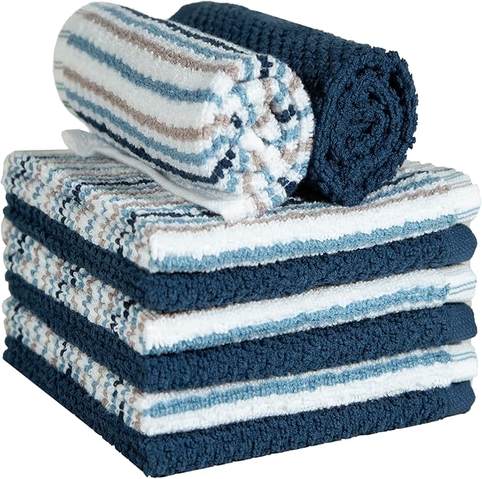 Bumble Premium Dish Cloths Towel 12"x12" | 100% Natural Ring Spun Cotton Tea