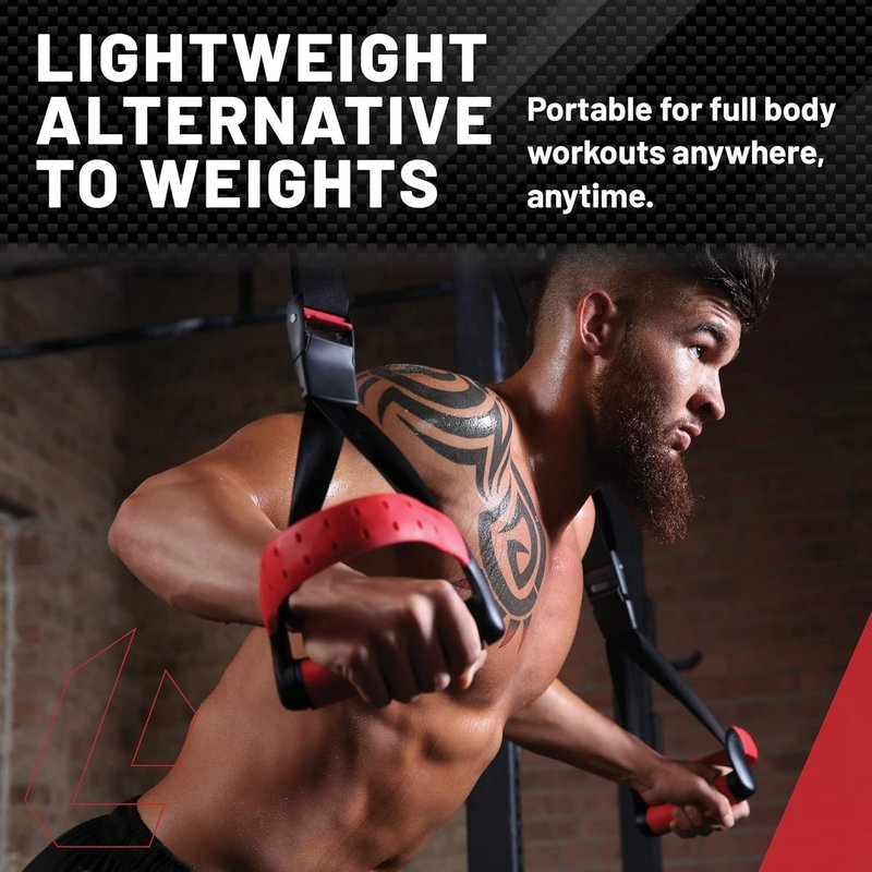 Lifeline Jungle Gym XT Suspension Trainer | Full-Body Workout System for Home Gym, Lightweight & Portable
