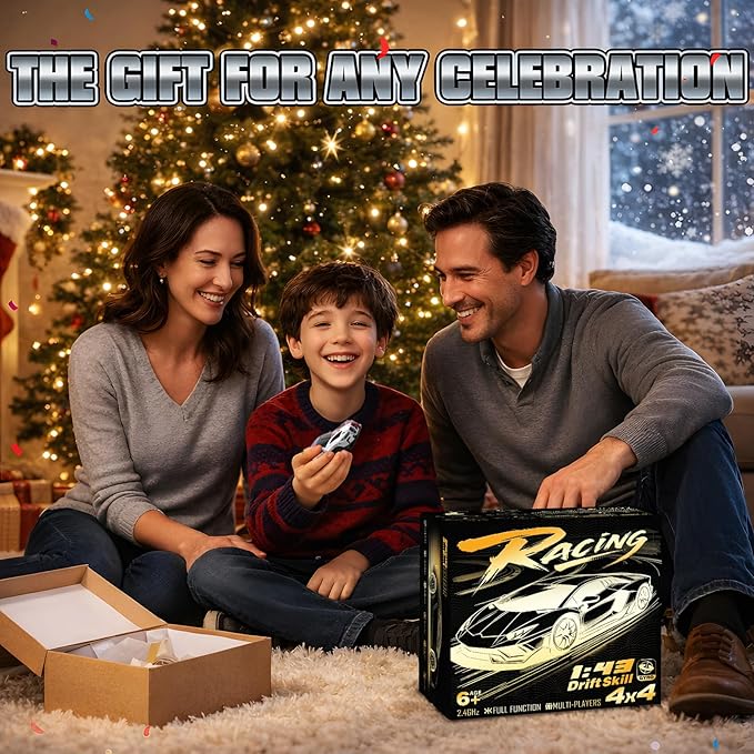 RC Drift Car 1/43 Mini RC Drift Car with Gyro 2.4GHz Full Proportional Control 20KM/H 4WD High Speed Remote Control Alloy LED Lights &amp Drift Tires Toys for Adults Boys and Girls Gift