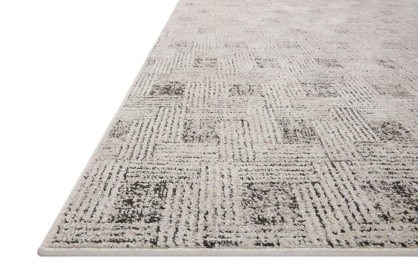 Loloi Kamala Collection KAM-01 Grey/Graphite 5'-3" x 7'-9" Area Rug