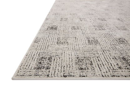 Loloi Kamala Collection KAM-01 Grey/Graphite 5'-3" x 7'-9" Area Rug