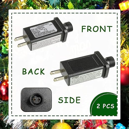 4.5V 2.7W LED Transformer Replacement Class 2 Power Supply for Christmas String Light Inflatable Decorations LED Controller IP44 Waterproof Low Voltage