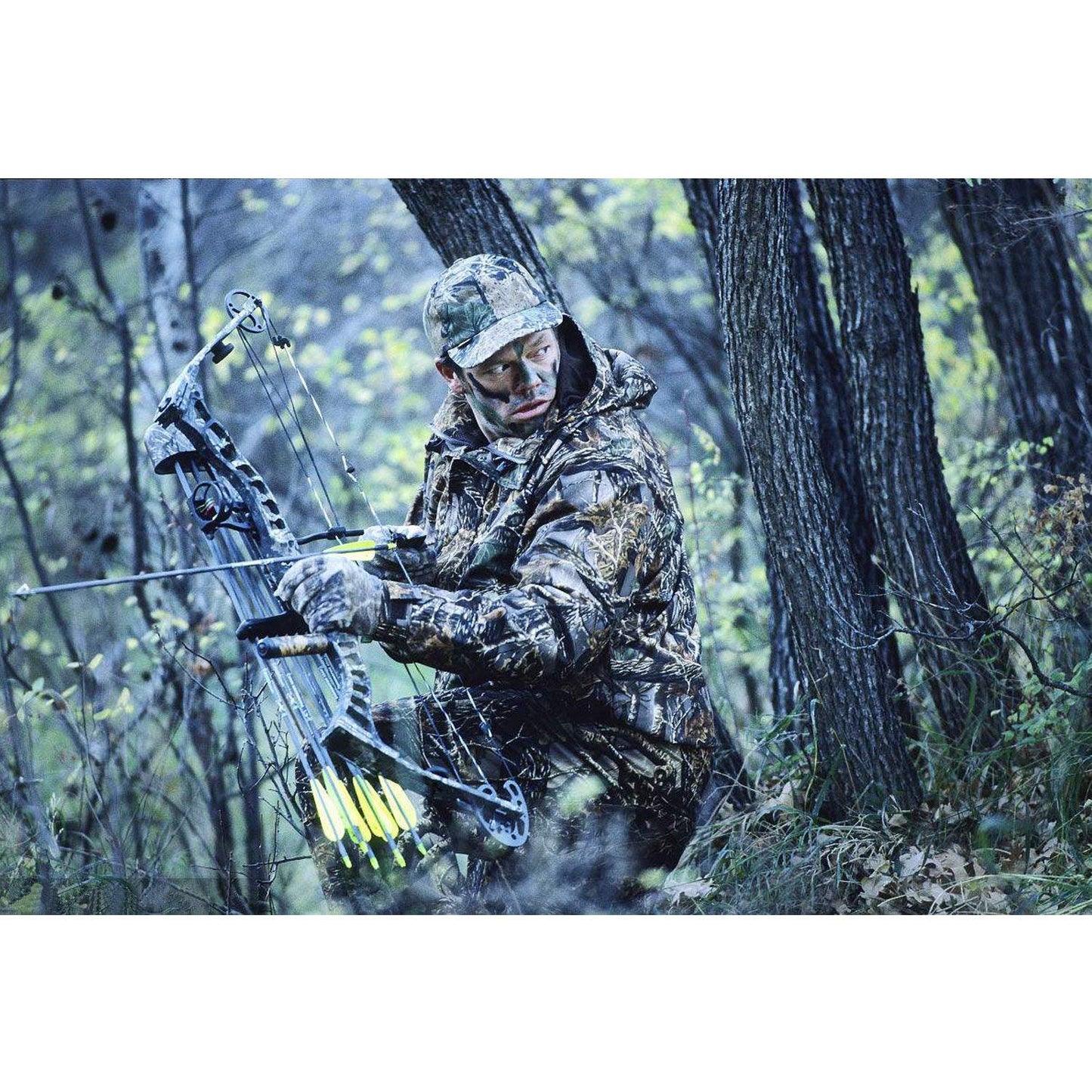 EAmber Camouflage Hunting Gloves Full Finger/Fingerless Gloves Pro Anti-Slip Camo Glove Archery Accessories Hunting Outdoors (M) (L) (L)