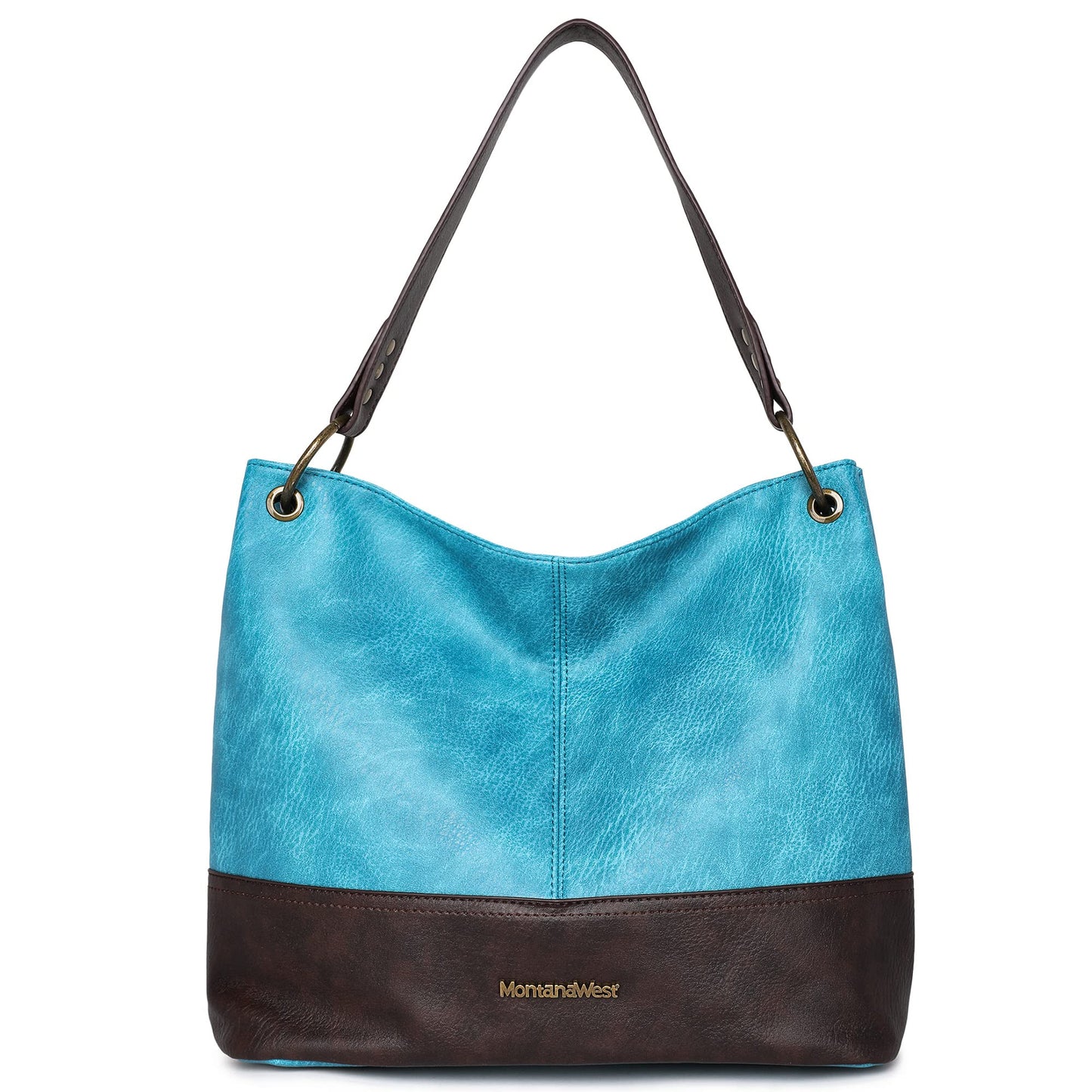 Montana West Purses for Women Hobo Bags Tote Handbags Shoulder Satchel Bag for Gift Travel Casual Work MWC-HB-047-TQ