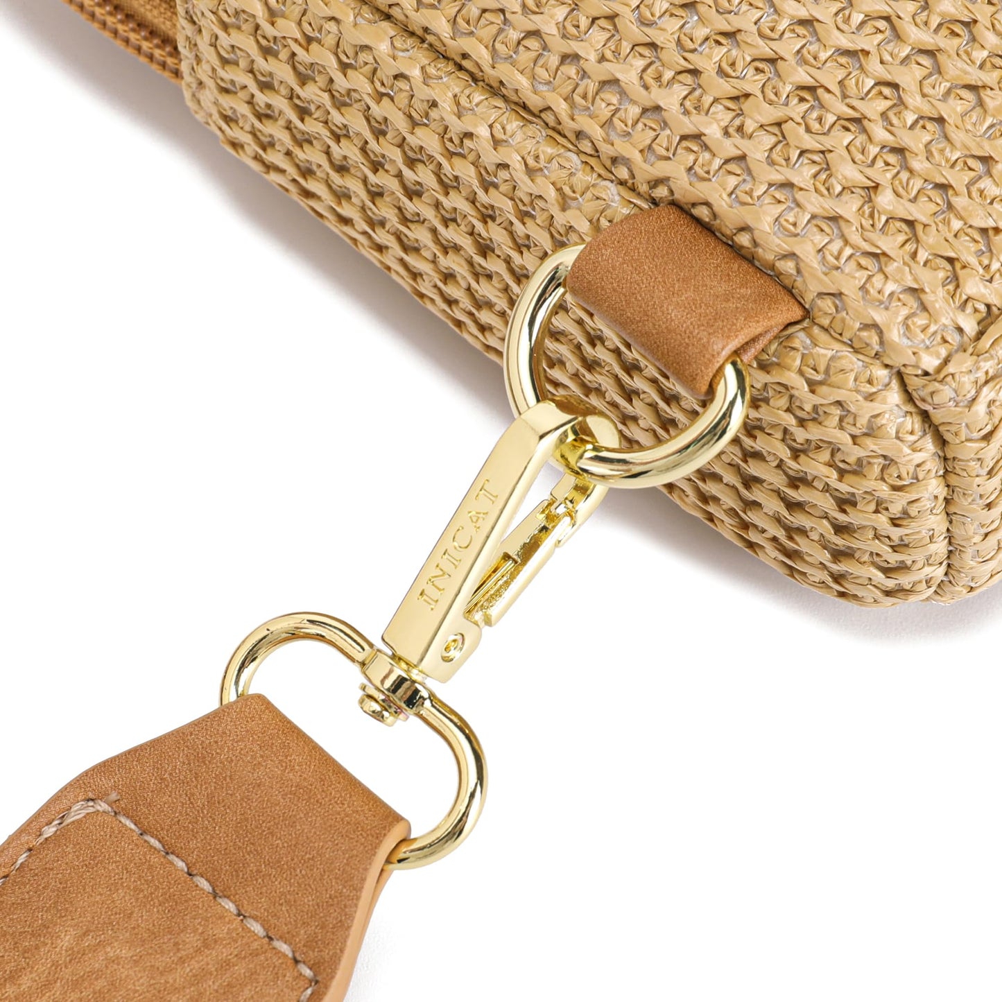 Straw Crossbody Bag for Women Travel Woven Raffia Sling Purse Beach Gifts Hawaii Vacation Christmas Summer Cross Body Purse