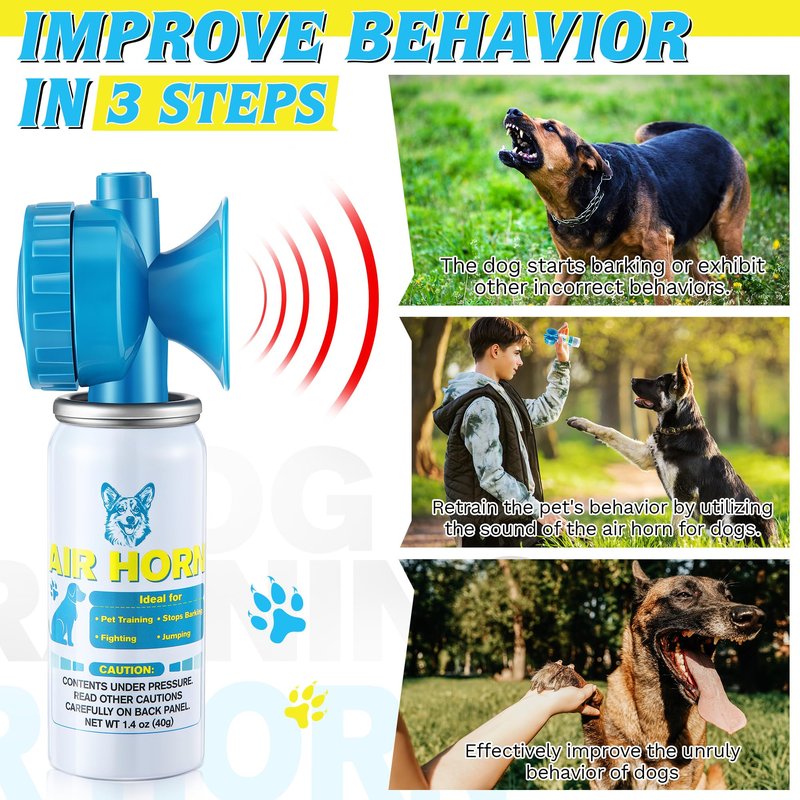 HappyAlley Air Horn, 1.4 oz 120 dB Loud Safety Alarm, Emergency Sound Device for Outdoor Hiking Camping & Sports Events, Portable Attention Getter & Personal Safety Tool, Blue(2 Pack)