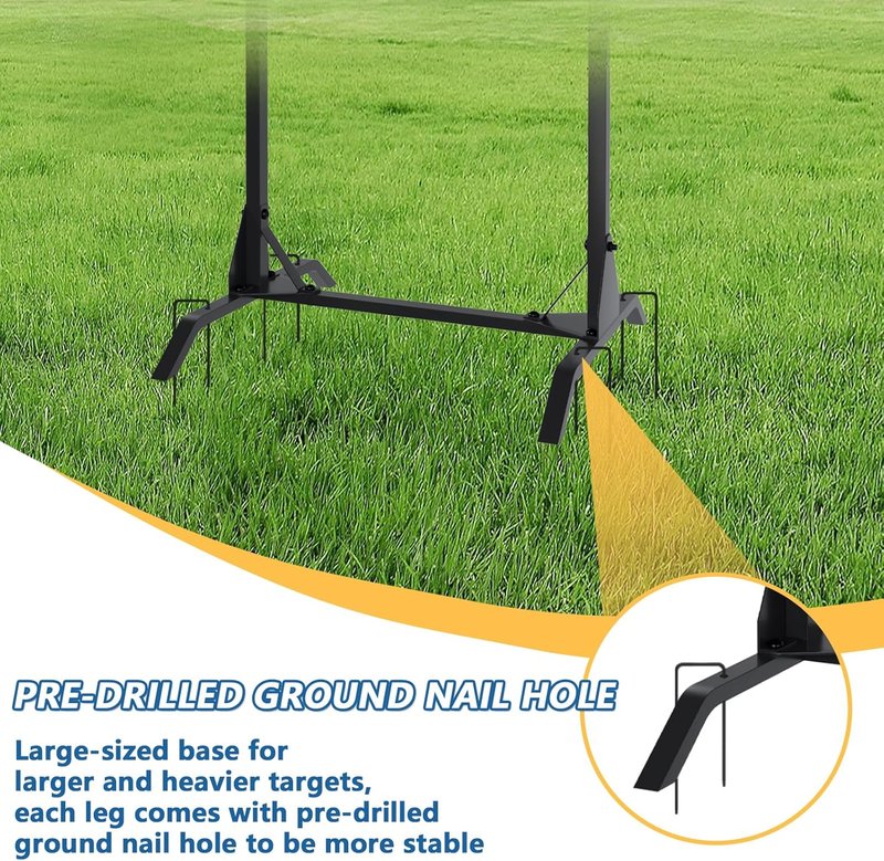 Adjustable Archery Target Stand - Compatible with Bag & Foam Targets | Indoor/Outdoor Shooting