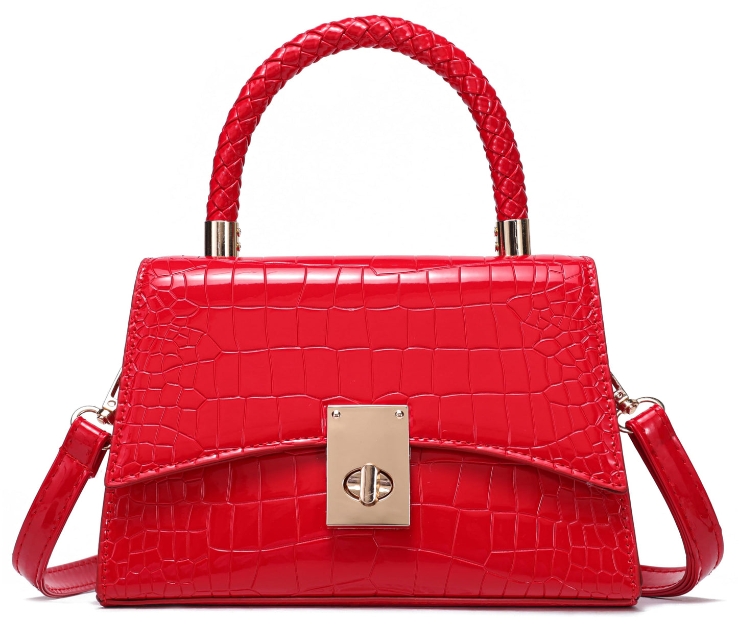 JHVYF Women Satchel Handbags Shoulder Bag Classic Small Crossbody Bags Ladies Cute Purses Satchels bag mini purse Red bags