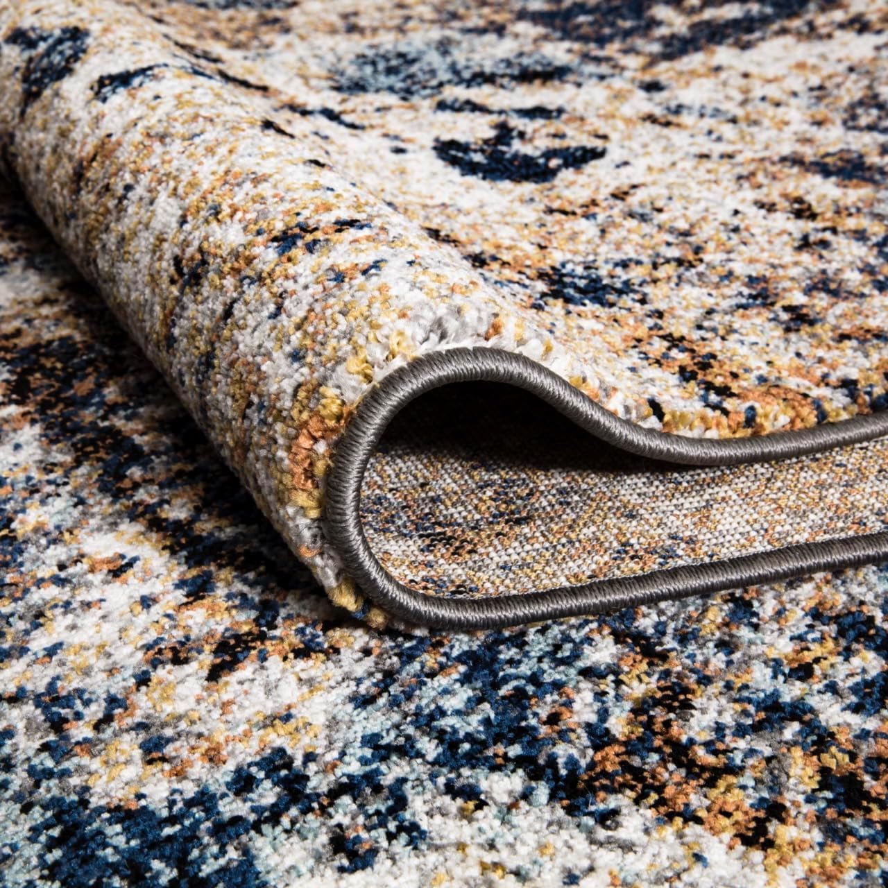 Keen Home Design Runner Rugs - 32"x143" Non-Shedding, Thick Pile Abstract Rugs for Kitchen, Living Room, Bedroom, Dining Room, Entryway - Size: 2'8" x 11'11", Skies Multi