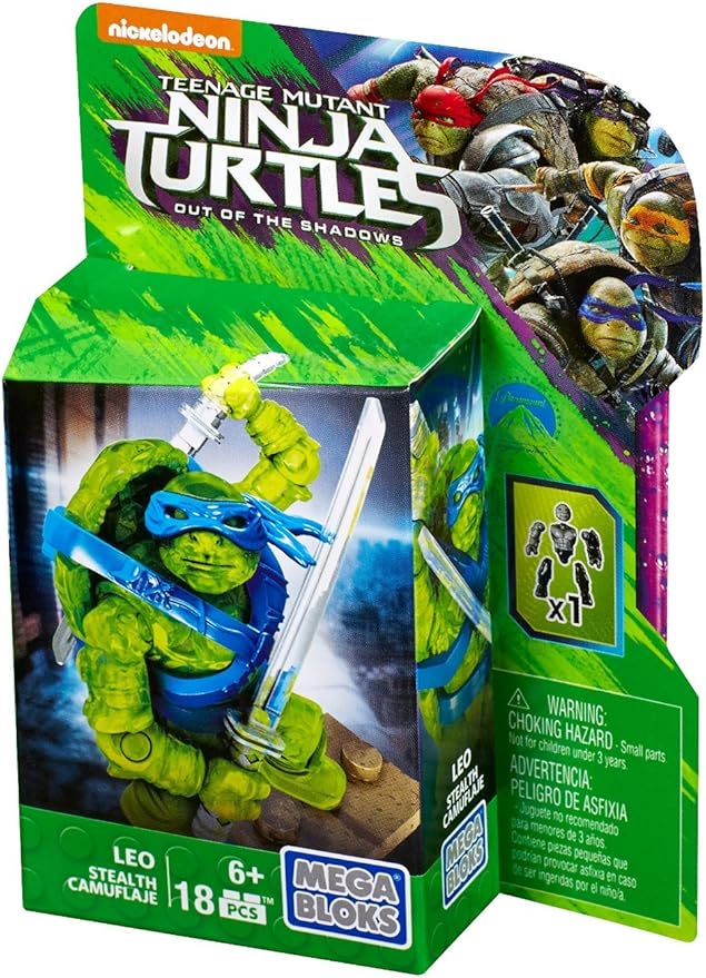 Mega Bloks Teenange Mutant Ninja Turtles: Out of The Shadows Building Kit Styles May Vary