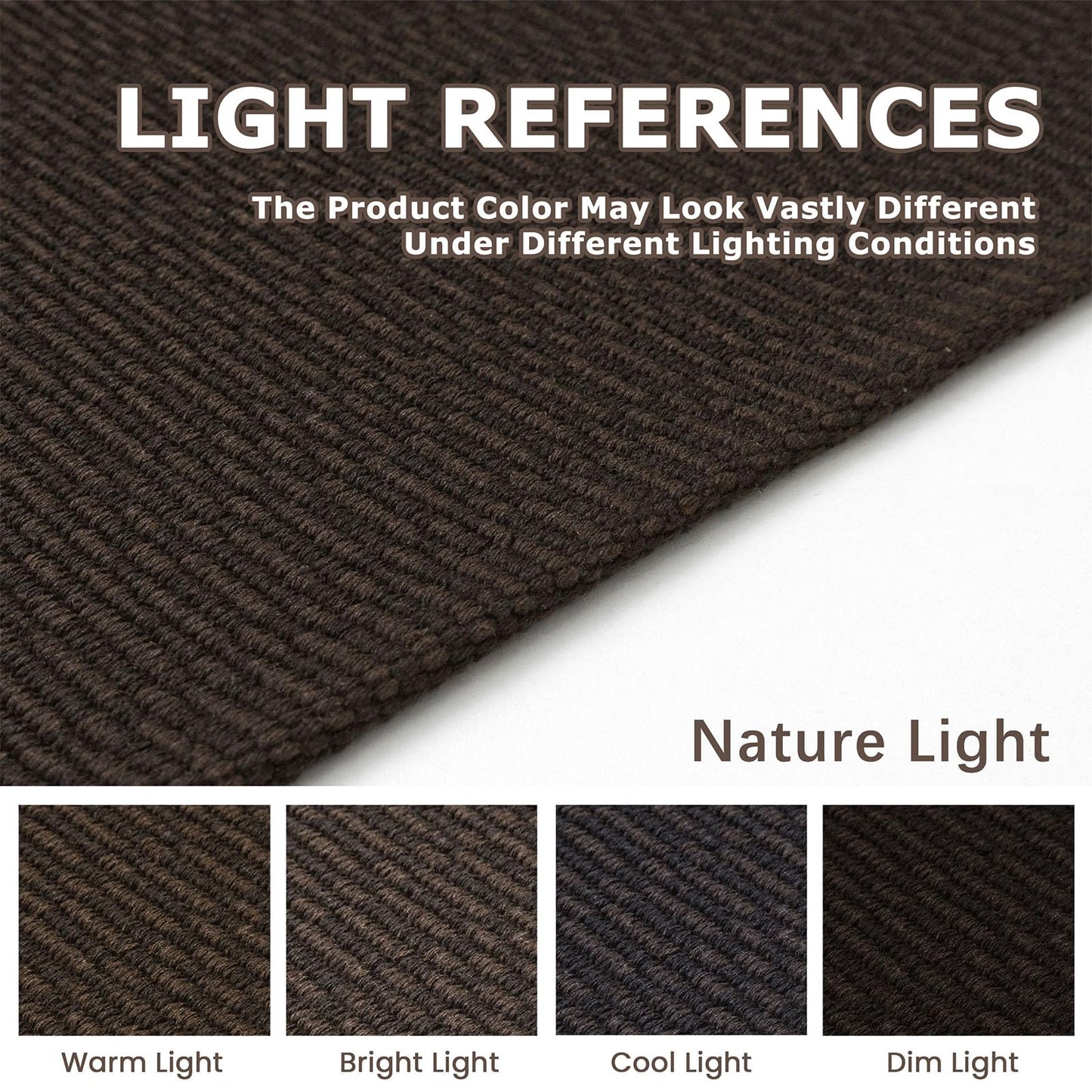 KOZYFLY Washable Runner Rug 2x5 Ft Runners for Hallways Rubber Backed Throw Rug, Braided Cotton Entryway Runner Indoor, Carpet Runners for Hallway Kitchen Entryway Bedroom, Dark Coffee/Brown