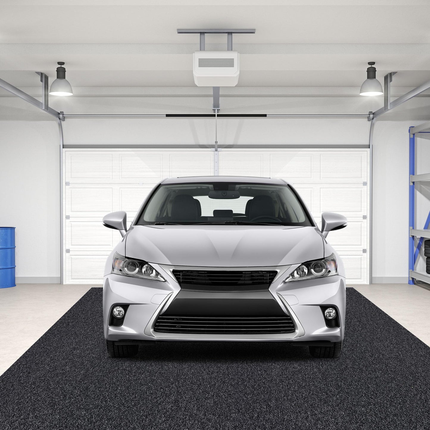 Cybstrax Oil Spill Mat - 17' x 7'4" Absorbent Oil Garage Floor Mat for Under Car - Protect Driveway from Drips, Spills, Stains, Reusable & Durable Garage Floor Protection Mat with Waterproof Backing