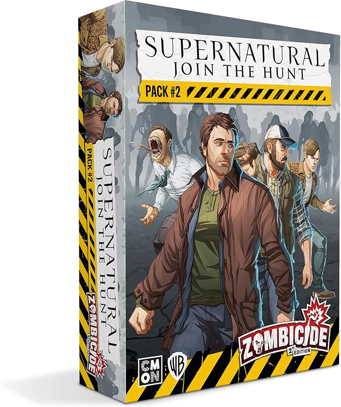 Zombicide Supernatural Character Pack #2 - Jack Kline John Winchester Bobby Singer Leviathan - Cooperative Strategy Board Game for Ages 14+ 1-6 Players 60 Minute Playtime Made by CMON