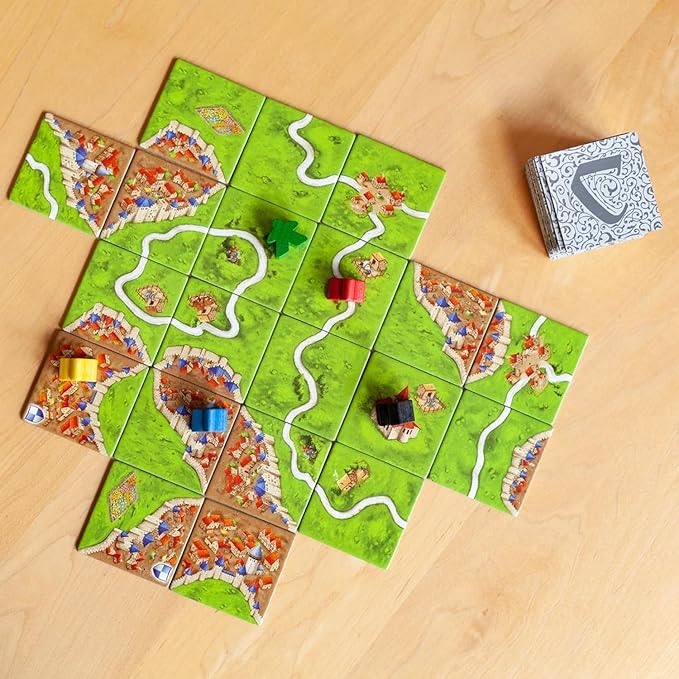 Asmodee Carcassonne Board Game - Classic Tile-Laying Strategy Game Family Fun Medieval Adventure for Kids &amp Adults Ages 7+ 2-5 Players 35 Minute Playtime
