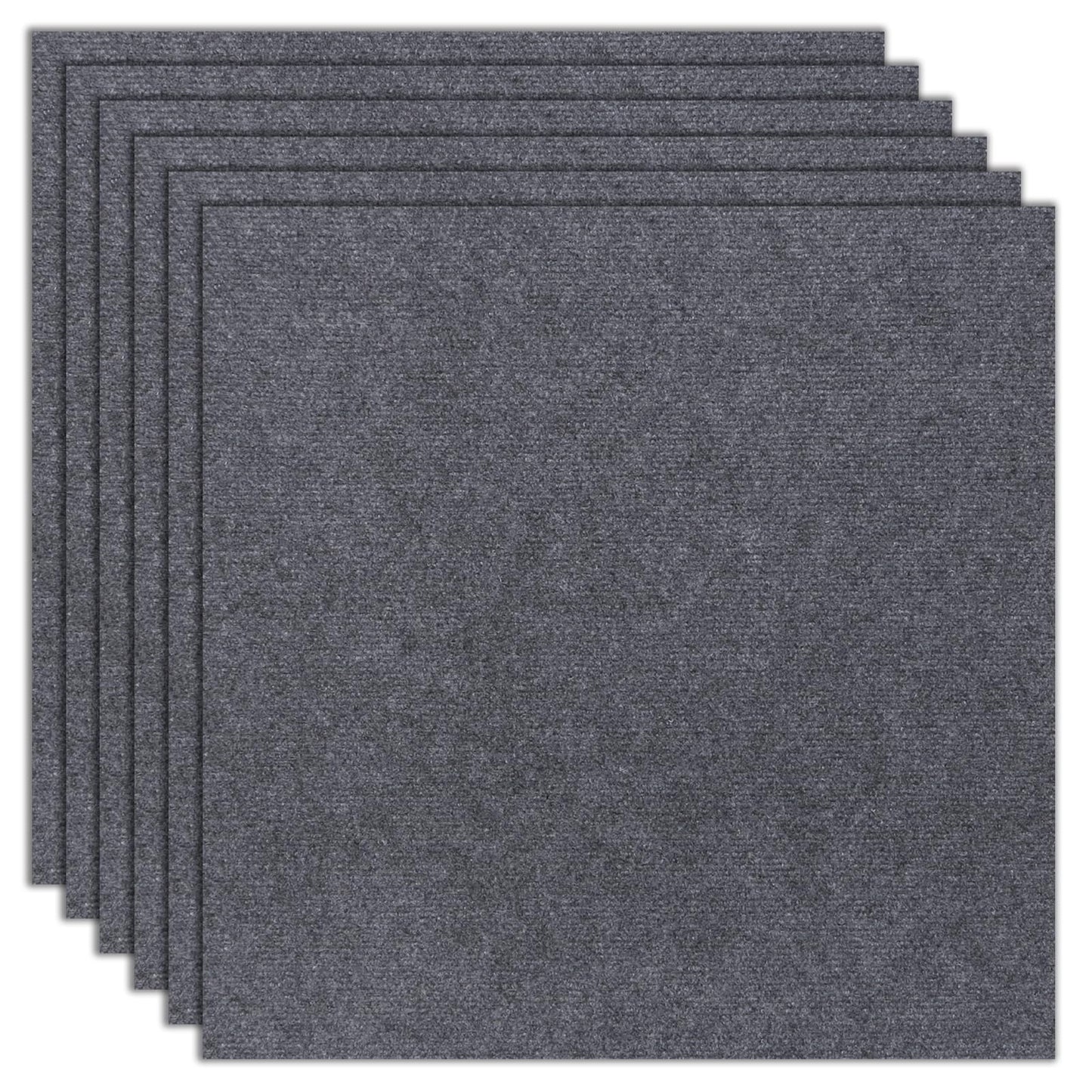 24" x 24" Carpet Tiles Peel and Stick, Non-Slip Squares Carpet Floor Tile, Easy DIY Install, Self Adhesive Carpet Squares for Kitchen Bedrooms Indoor Outdoor
