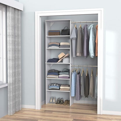 ClosetMaid SuiteSymphony Wood Closet Organizer Starter Kit