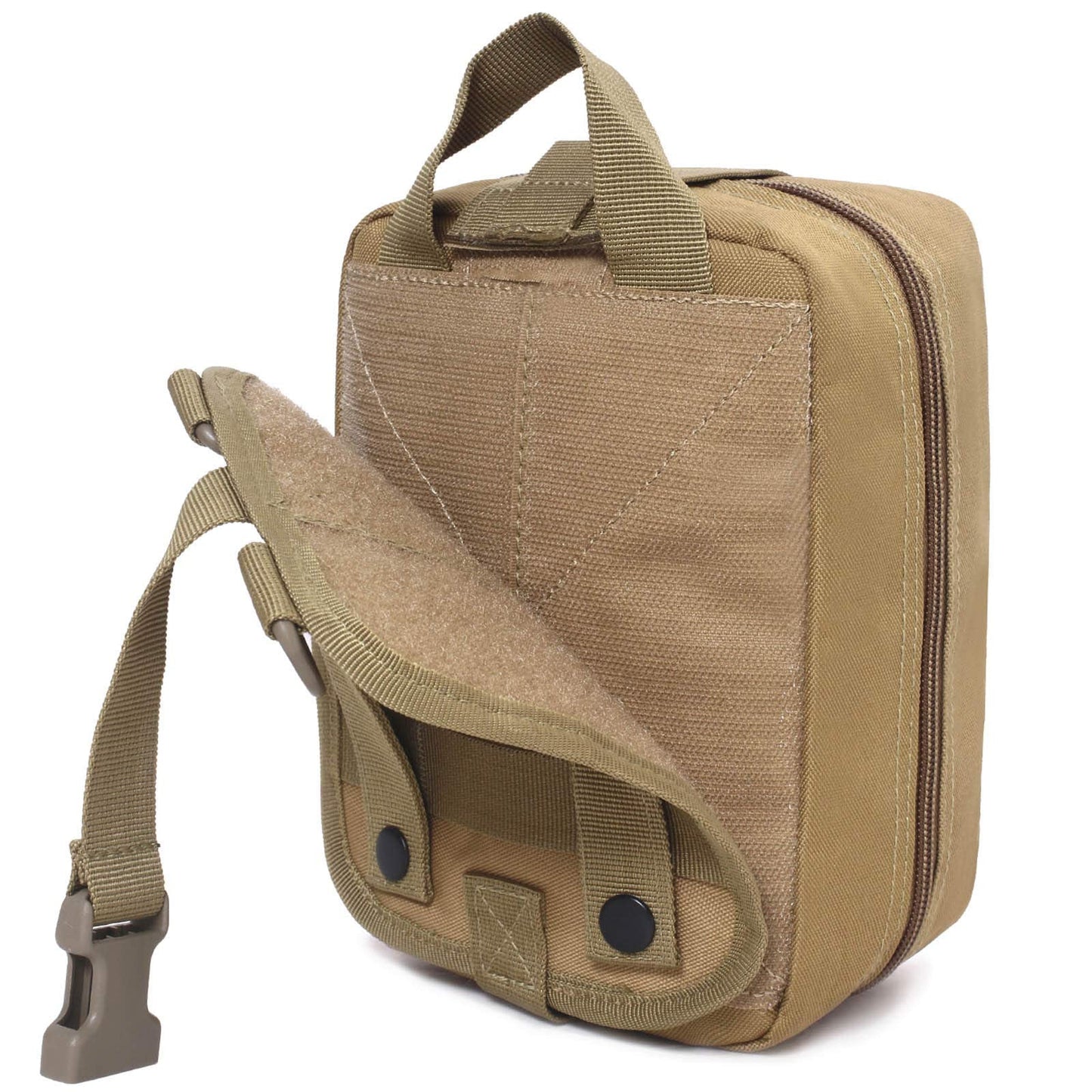 Honestptner Molle Pouch, Sturdy 600D Nylon Tactical Medical Pouch,Rip-Away EMT First Aid Pouch (Bag Only)