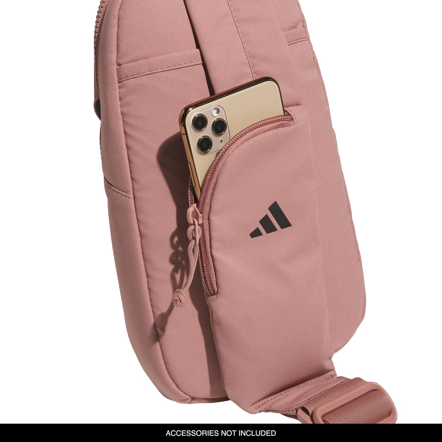 adidas Essentials Crossbody – Athletic Sling Bag with Phone Pocket, Black/2.0, One Size