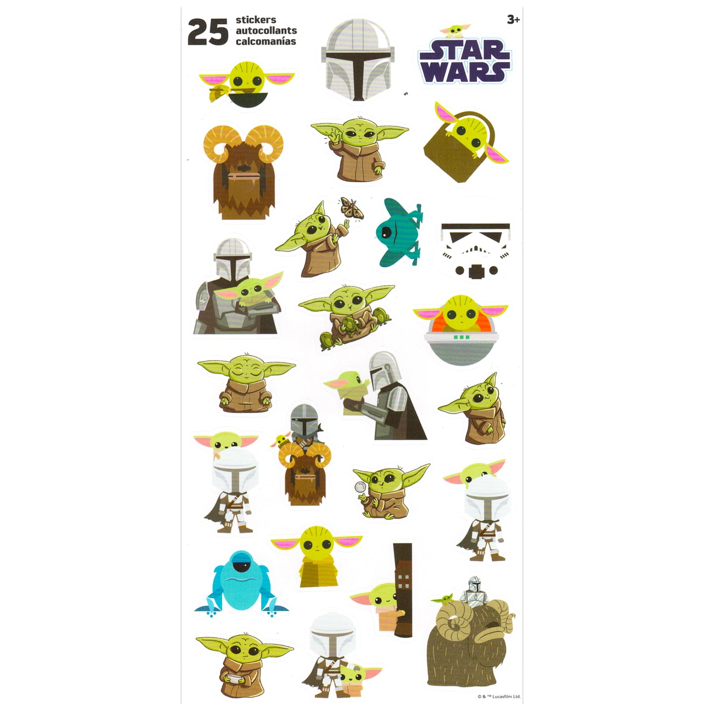 Baby Yoda School Supplies Value Pack - 11 Pc Bundle with Baby Yoda Notebook, and Stickers for Kids, Boys, Girls | Star Wars Back to School Supplies