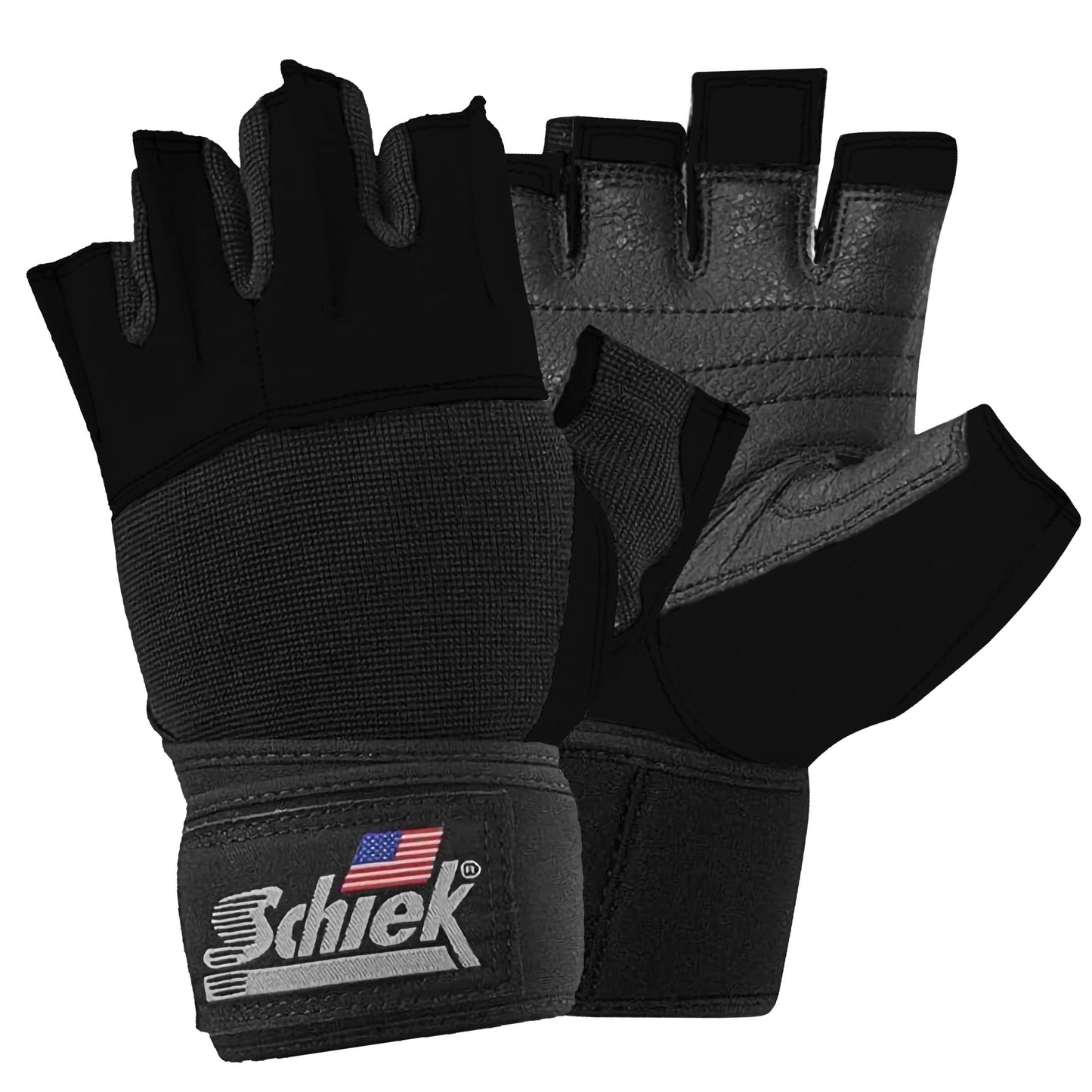 Schiek Sports 530 Platinum Lifting Gloves with Gel Pad - Weightlifting Gloves for Women and Men