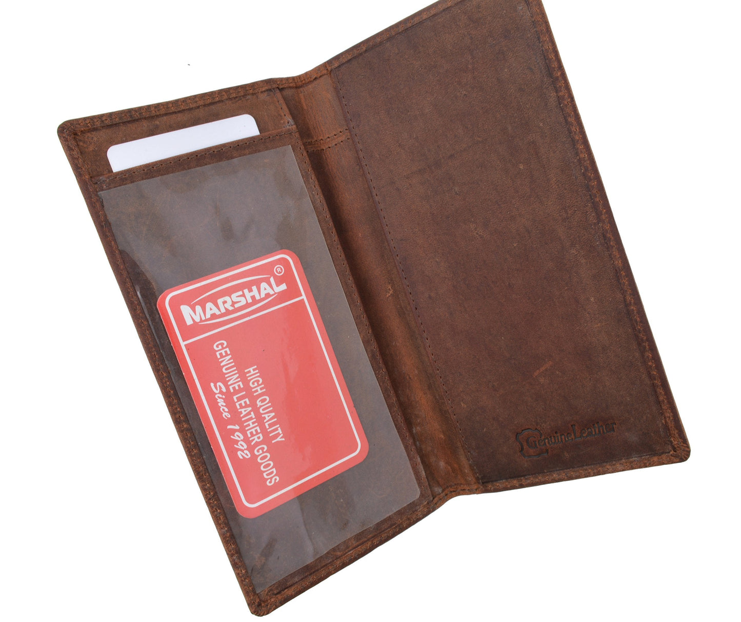 Hand Crafted Genuine Soft Leather Checkbook Cover simple-156 (Vintage)