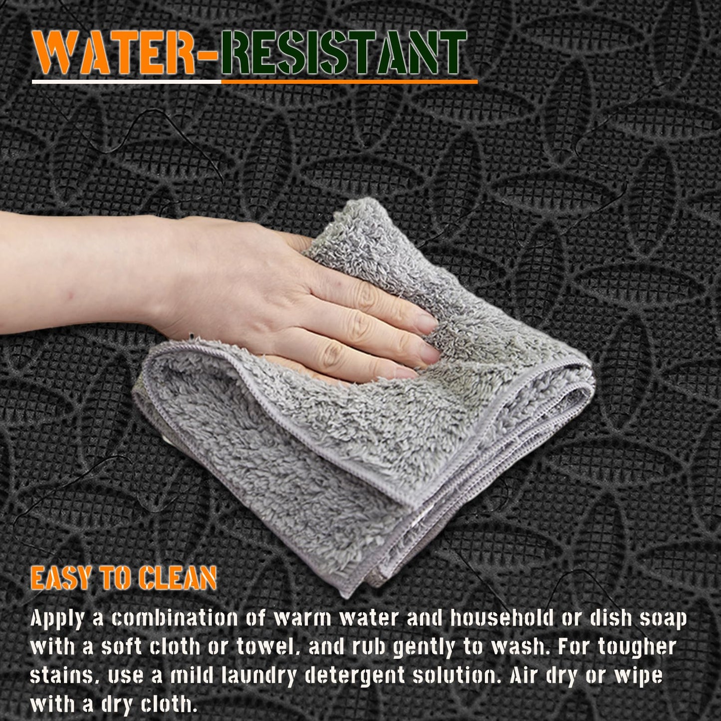 GWT Interlocking EVA Foam Floor Tiles 24x24 Inch 0.4 Inch Thick Gym Flooring for Home Gyms Garages and Basements, 12 Pack Covers 48 Square Feet, Shock-Absorbing Easy Snap-Together Install
