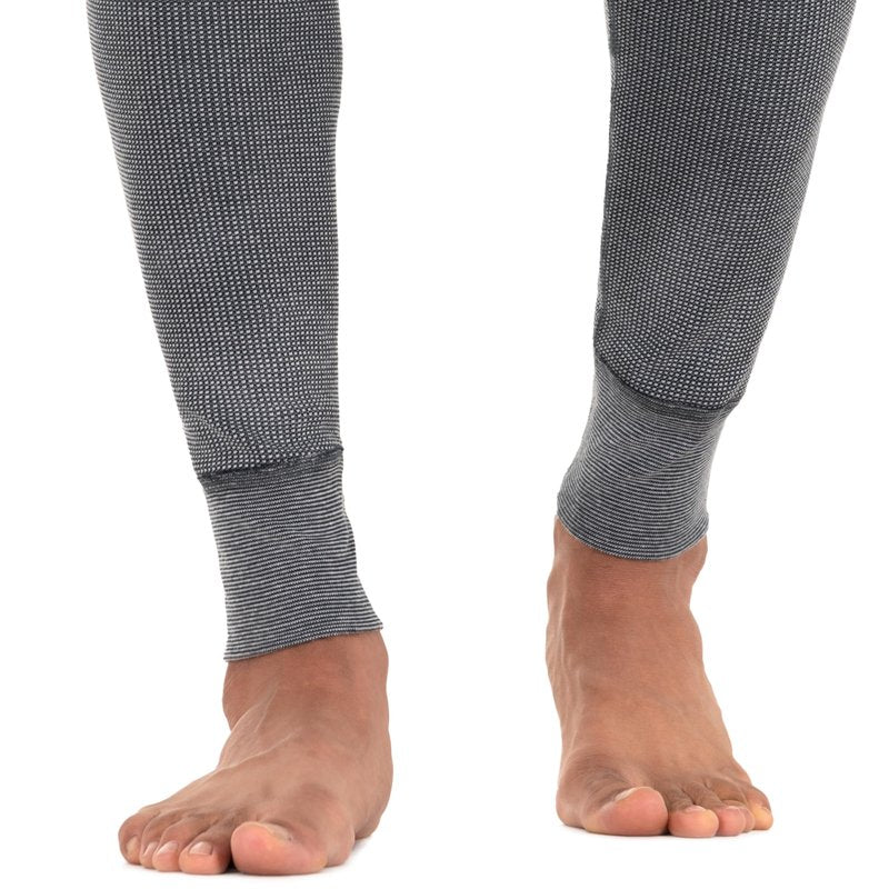 Fruit of The Loom Men's 3-Pack Recycled Waffle Thermal Underwear Bottom, Greystone Heather/Greystone Heather/Black, 3X-Large