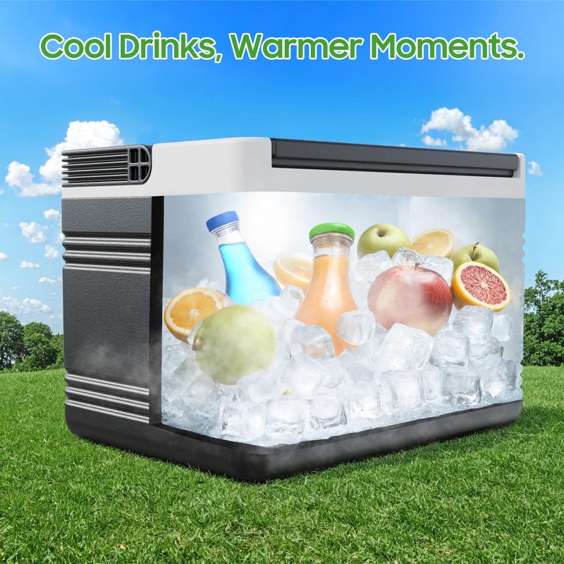 10L0L Universal Golf Cart 8L Ice Chest Cooler with Mounting Bracket, Cooler Box for EZGO&Club Car&Yamaha – 48 Hour Cold Drink Storage 102588101 103886801