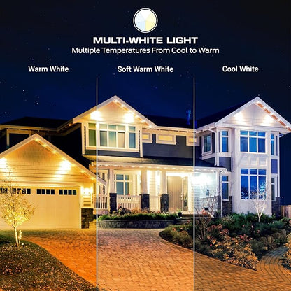 Monster Smart Permanent Outdoor Lights, 200ft, 144 LED Eaves Lights, RGB+IC+WW, Weather & Water Resistant, App & Voice Control, Compatible with Alexa & Google, Halloween, Christmas, Year-Round