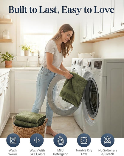 LANE LINEN Cotton Towels for Bathroom